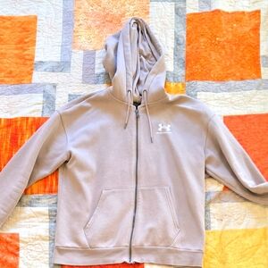 Under Armour Light Tan Zip-Up Hoodie
